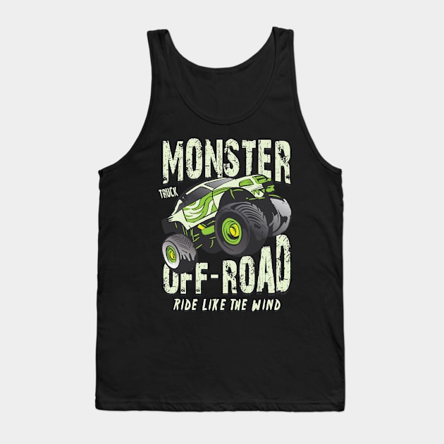 Monster Truck Off Road Tank Top by BC- One- Shop